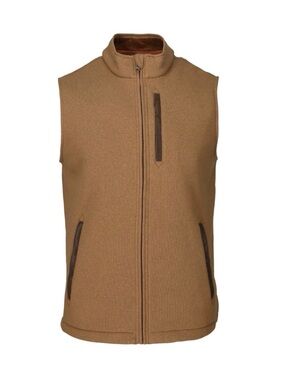 Tom Beckbe Warren Fleece Vest | Otter Tan | XXL | NWT
